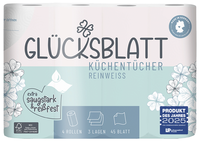 Glücksblatt Küchentücher