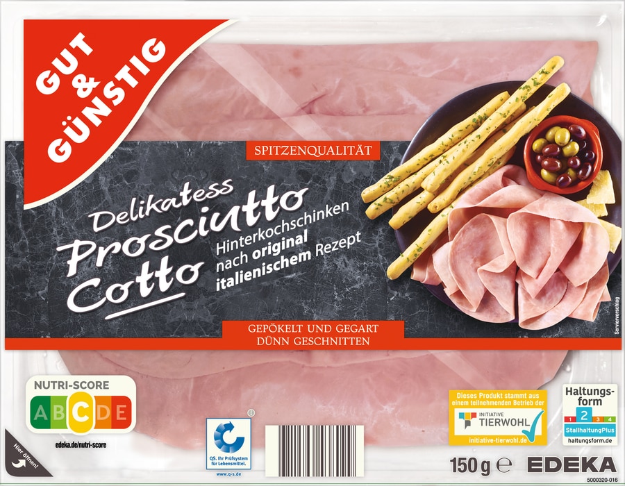 Gut&Günstig Delikatess Prosciutto Cotto*