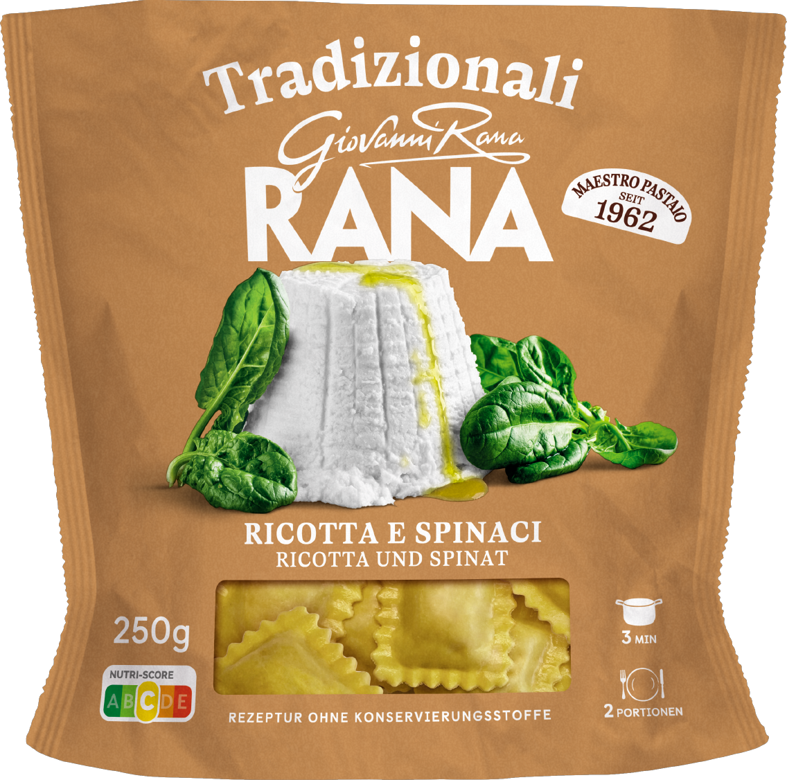 Giovanni Rana Tortelloni oder Ravioli