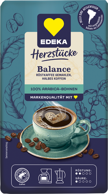 EDEKA Herzstücke Kaffee Balance 