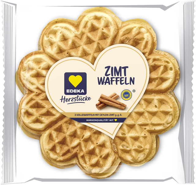EDEKA Herzstücke Herzwaffel mit oder ohne Zimt 