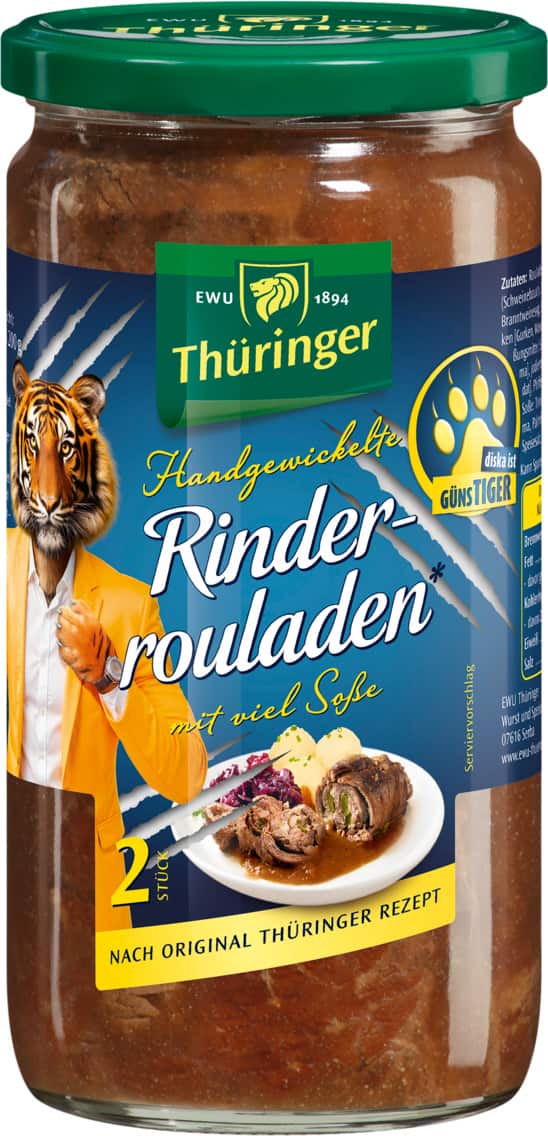 GünsTiger EWU 1894 Thüringer Rinderrouladen