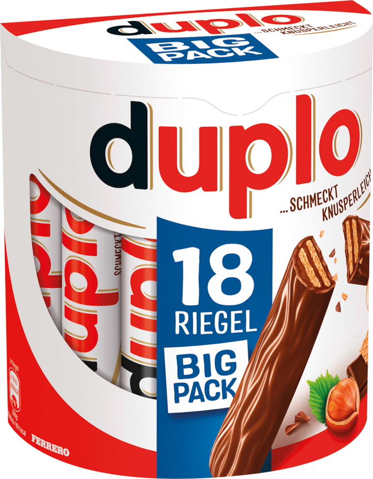 Ferrero Duplo oder Kinderriegel Big-Pack