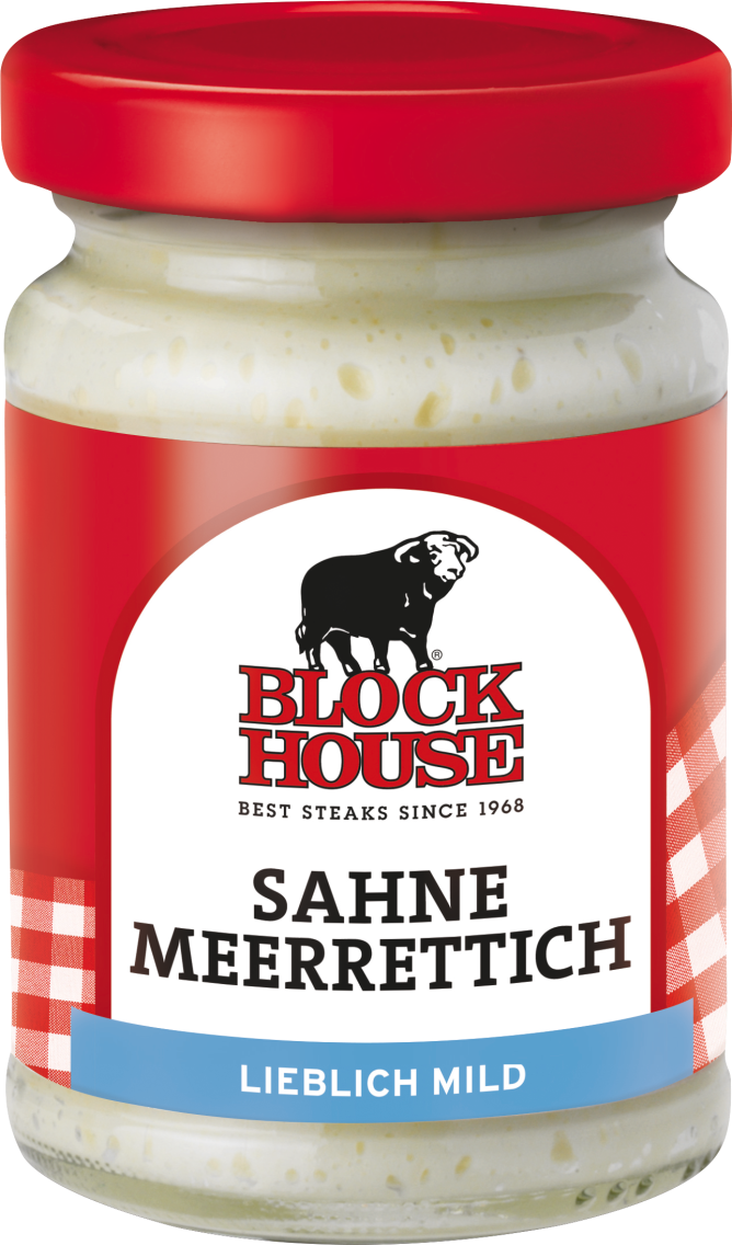 Block House Sahne Meerrettich, Natur oder Senf - Dillsauce