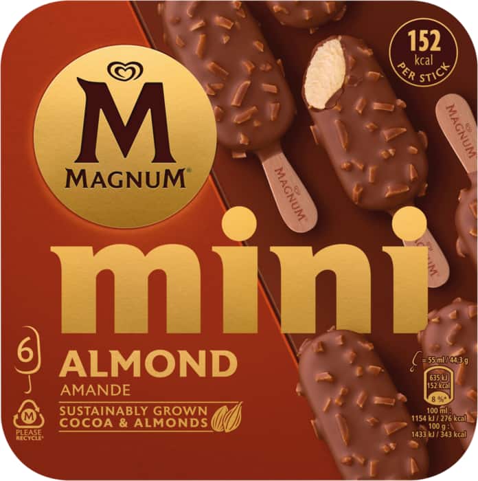 Magnum 3er, 4er oder 6er Minis Eis