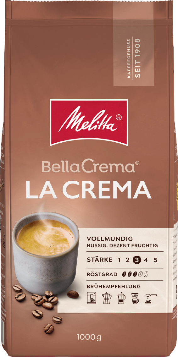 Melitta Bella Crema, ganze Bohnen