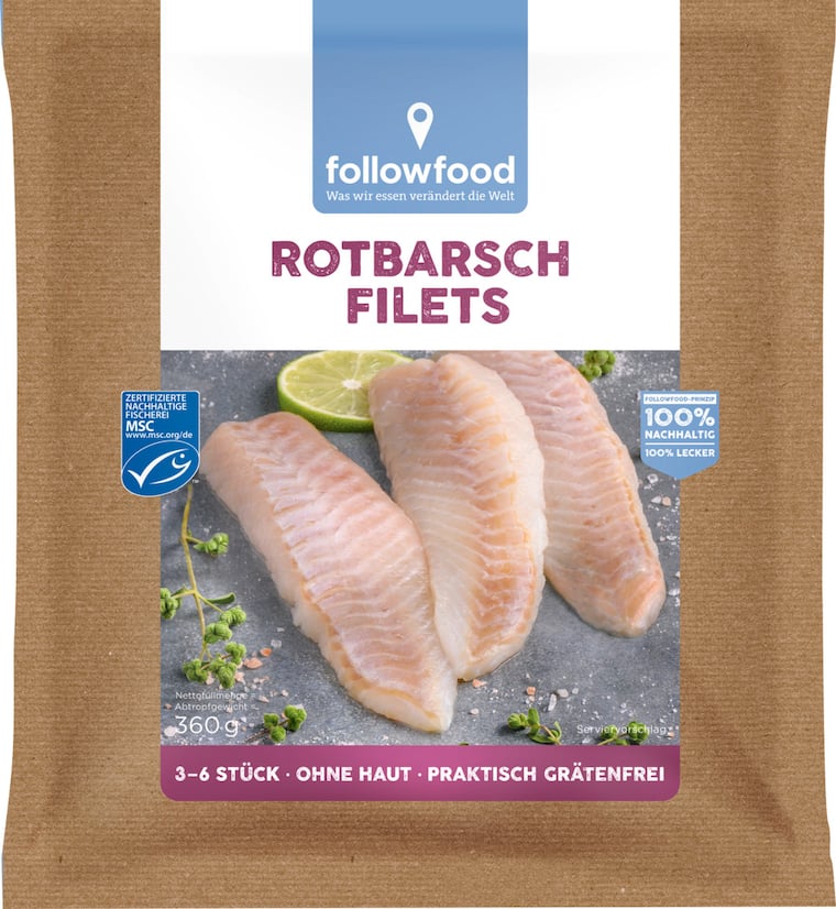followfood MSC Rotbarsch Filets