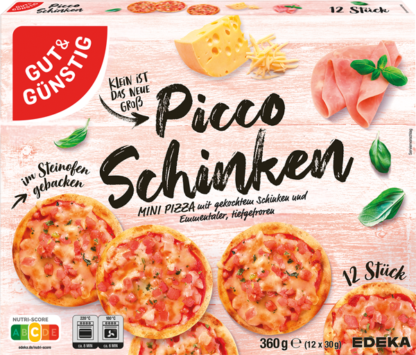 GUT&GÜNSTIG Picco Mini-Steinofenpizza