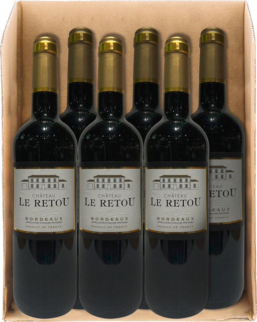 6-Karton² Bordeaux Château Le Retou