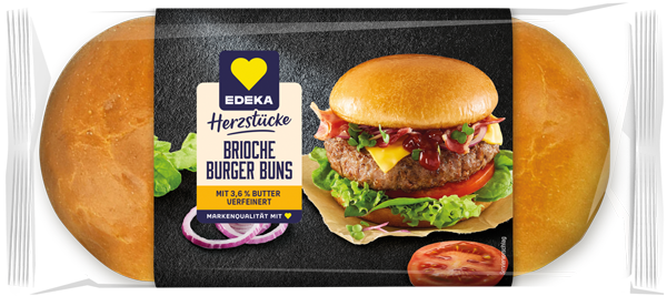 EDEKA Herzstücke Brioche-Burger-Buns