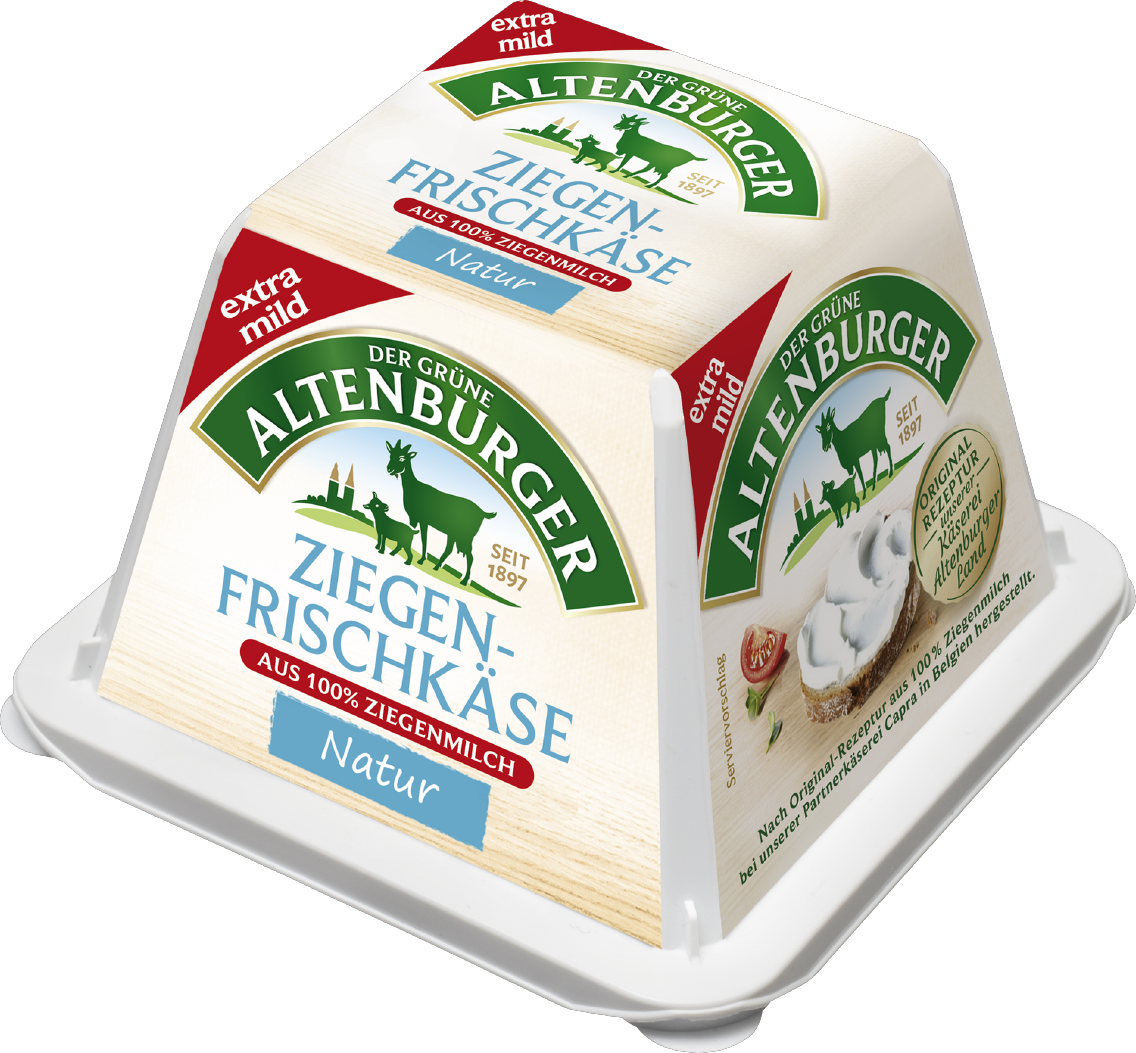 Der grüne Altenburger Ziegenkäse