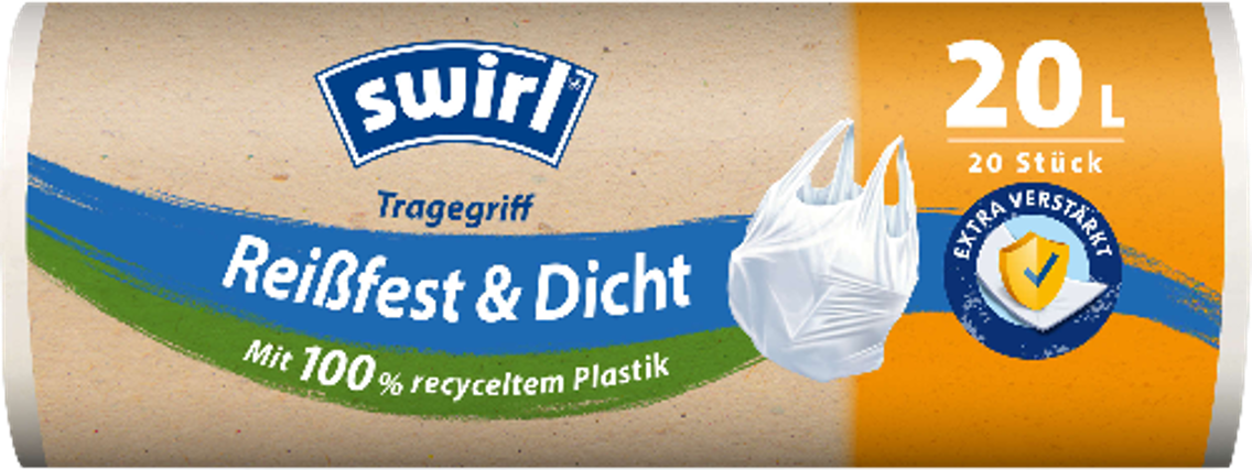 Swirl Tragegriff-Müllbeutel