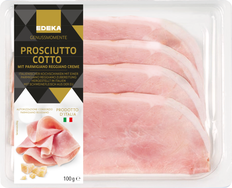 EDEKA Genussmomente Prosciutto Cotto mit Parmigiano Reggiano Creme