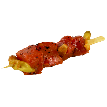 Schweinerücken-Spieß „Peperoni"