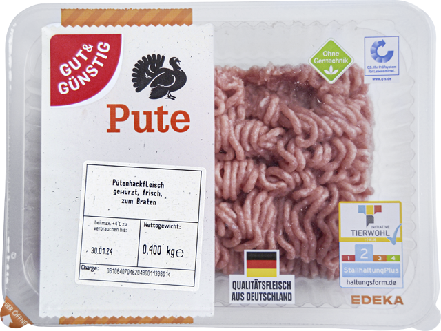 Gut & Günstig Putenhackfleisch