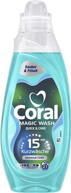Coral Waschmittel Magic Wash Universal Clean