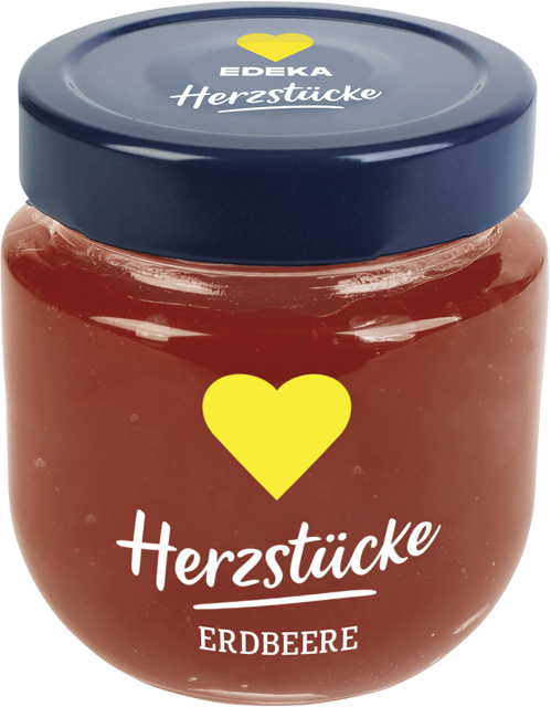 EDEKA Herzstücke Fruchtaufstrich Erdbeere 
