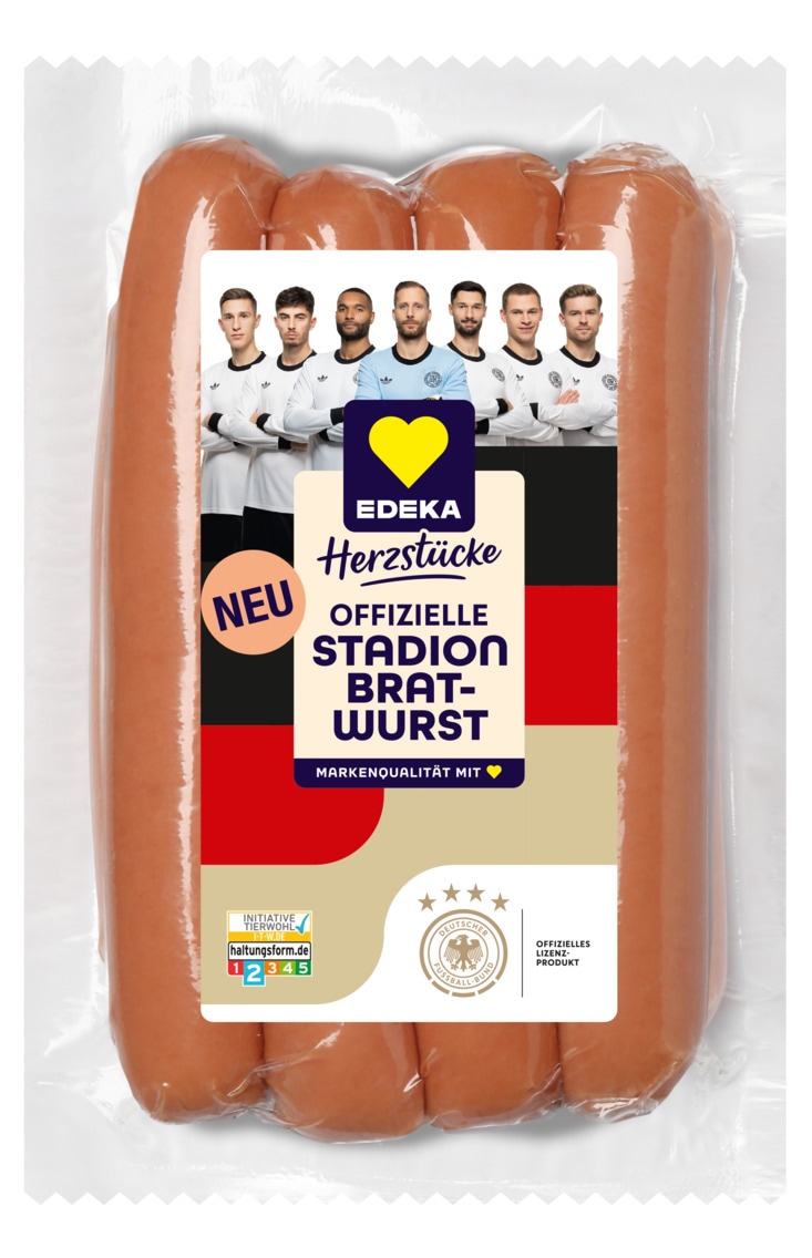 EDEKA Herzstücke Offizielle Stadion Bratwurst