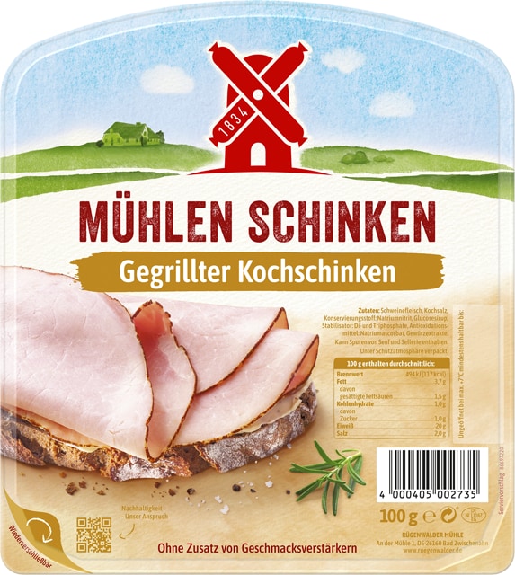 Rügenwalder Mühle Mühlen Schinken