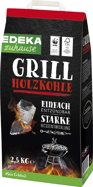 EDEKA zuhause Grill  Holzkohle 