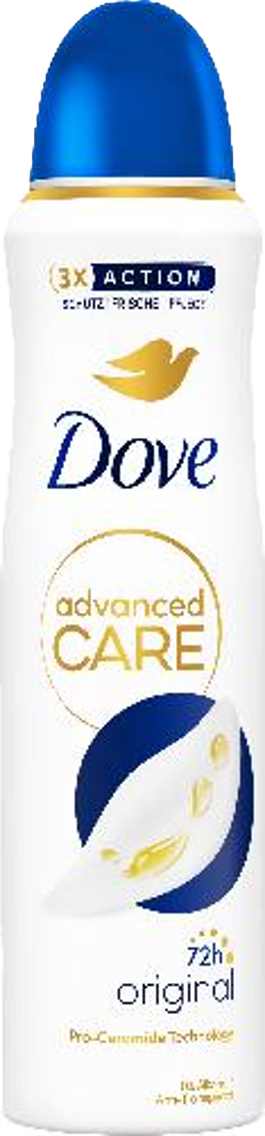 Dove Advanced Care Deo Spray oder Roll-on