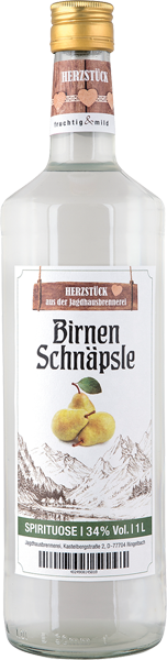 Aus der Jagdhausbrennerei Herzstück-Schnäpsle