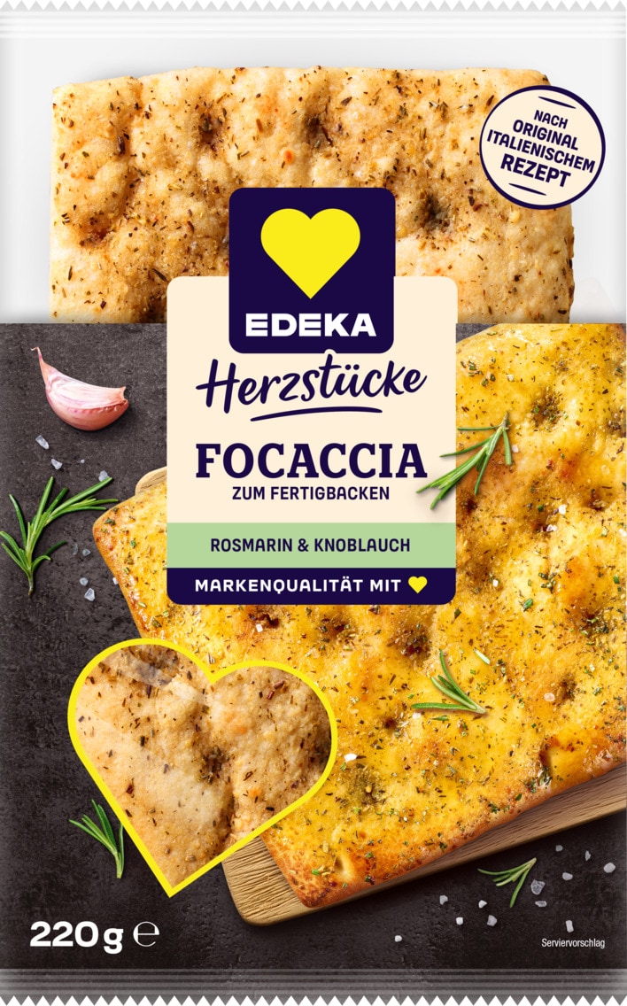 EDEKA Herzstücke Focaccia