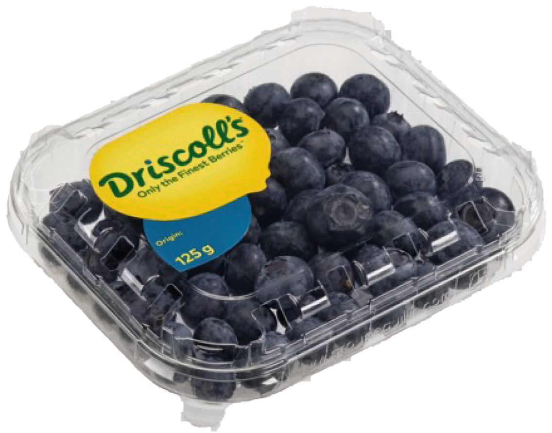 3 x Driscoll´s Kulturheidelbeeren, Himbeeren oder Brombeeren
