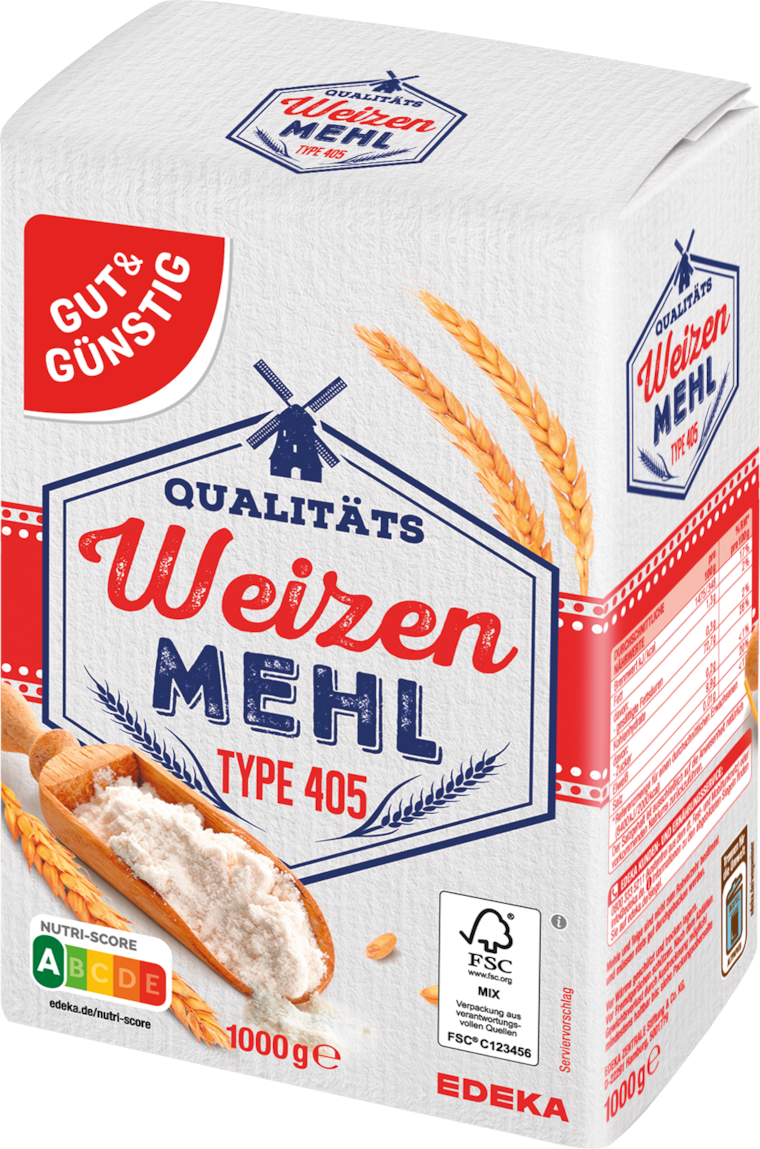 GUT&GÜNSTIG Qualitätsweizenmehl