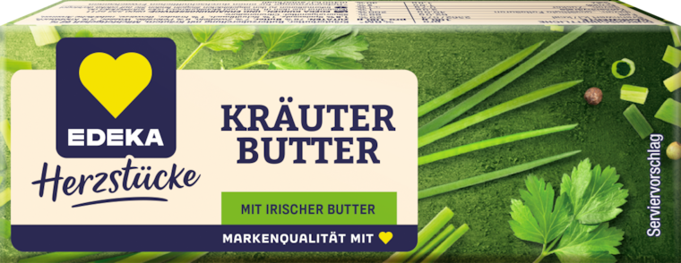 EDEKA Herzstücke Kräuter- oder Knoblauchbutter