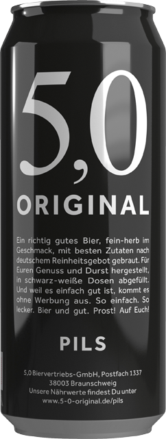 5,0 Original Pils oder Export