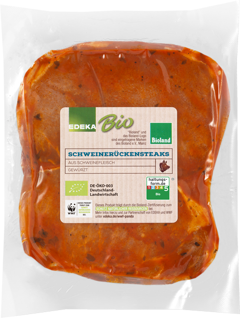 Bioland-Schweinerückensteaks