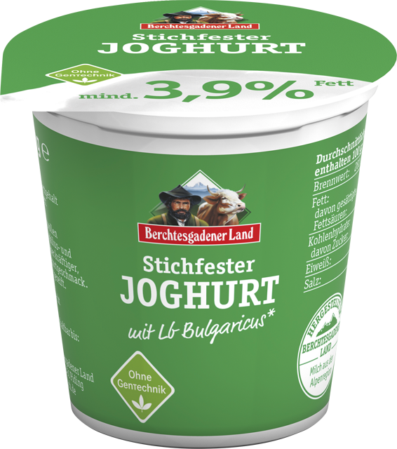 Berchtesgadener Land Stichfester Joghurt
