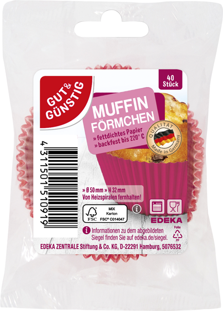 Gut & Günstig Muffinförmchen