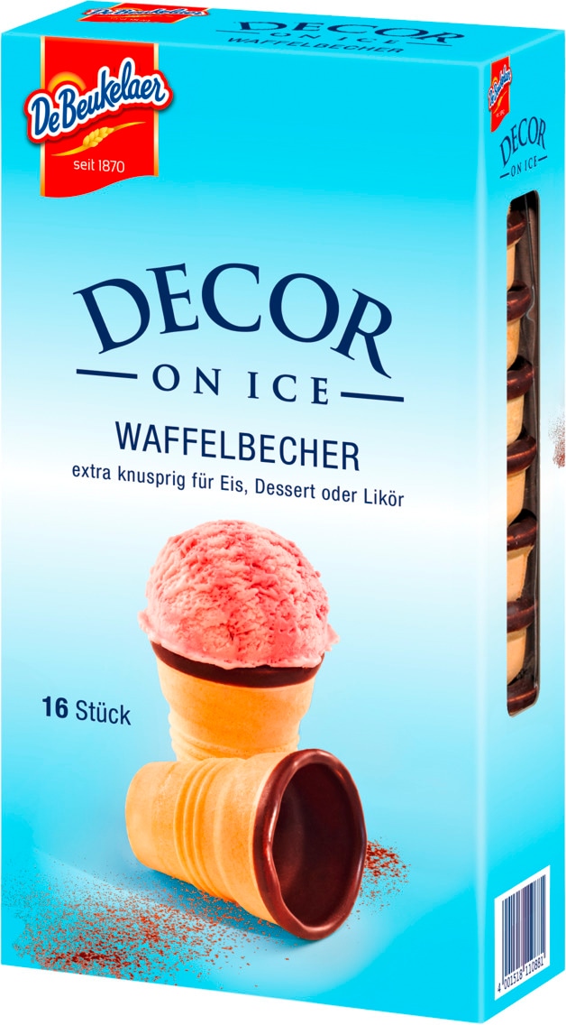 DeBeukelaer Decor on Ice Waffelbecher