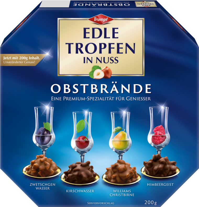 Trumpf Edle Tropfen in Nuss