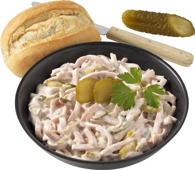 Würziger Fleischsalat