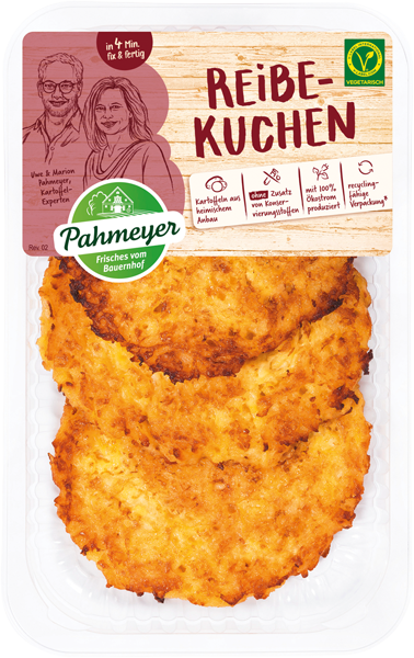 Pahmeyer Reibekuchen oder Gemüsetaler