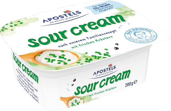 Apostels Zaziki oder Sour Cream