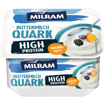 Milram Buttermilchquark oder Körniger Frischkäse