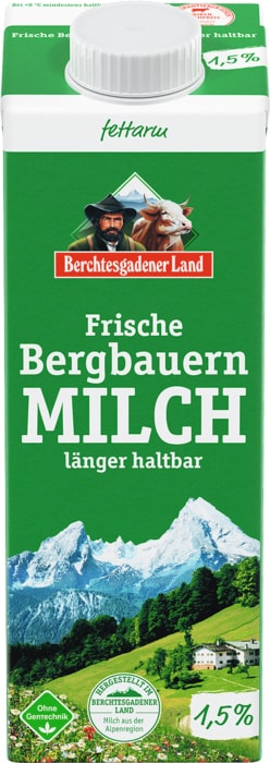 Berchtesgadener Land Frische Bergbauern-Milch