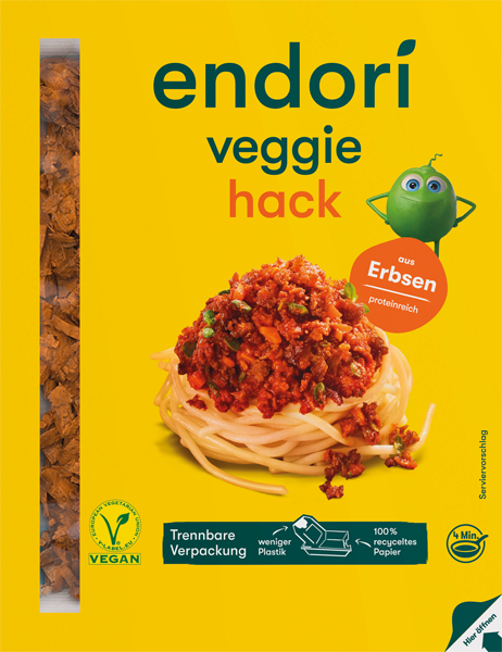 Endori Veggie Fleischalternative aus Erbsen