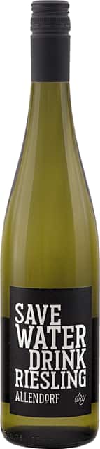 Rheingau Allendorf Save Water Drink Riesling fruchtig  