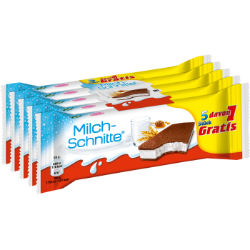 Milch-Schnitte, kinder Choco fresh oder Pinguí