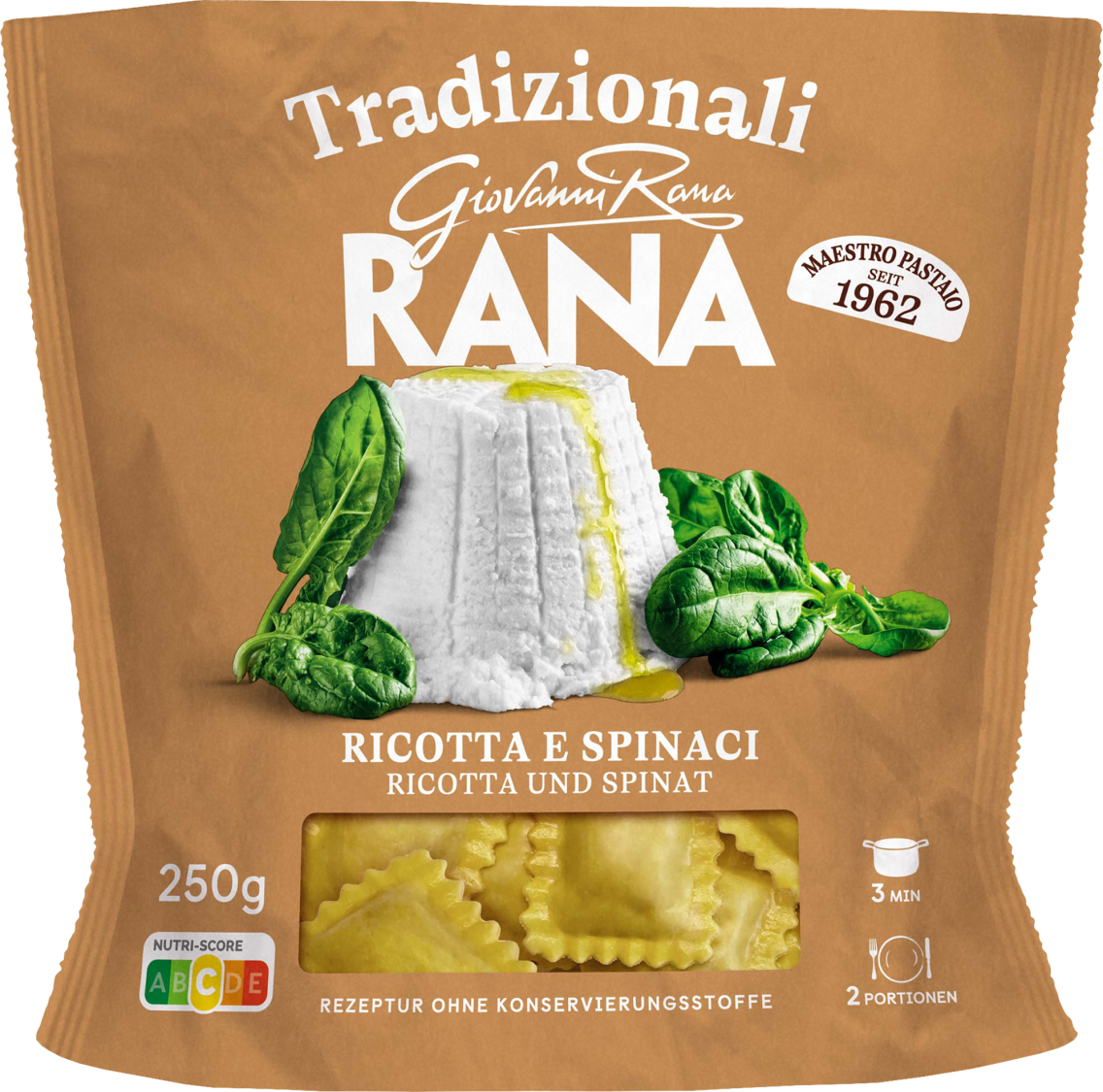 Giovanni Rana Tortelloni oder Ravioli