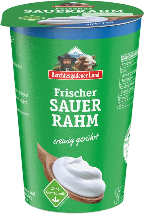 Berchtesgadener Land Frischer Sauerrahm