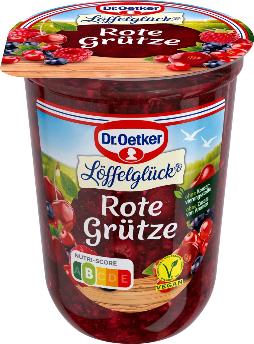 Dr. Oetker Löffelglück Grütze, Pudding