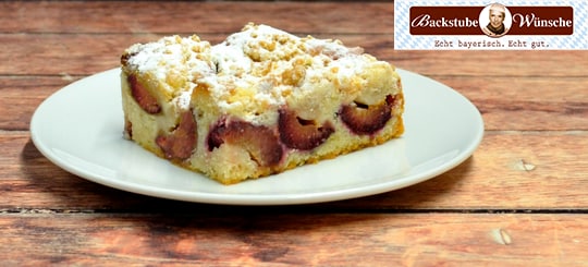 Pflaumen Streusel Schnitte