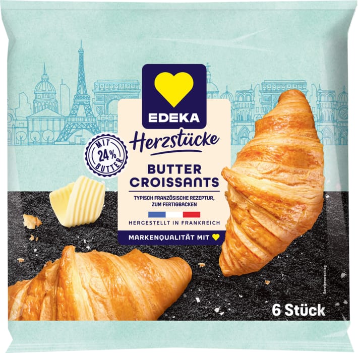 EDEKA Herzstücke Butter-Croissants
