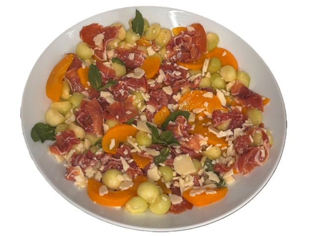 Serrano Salat Manchego Melone 